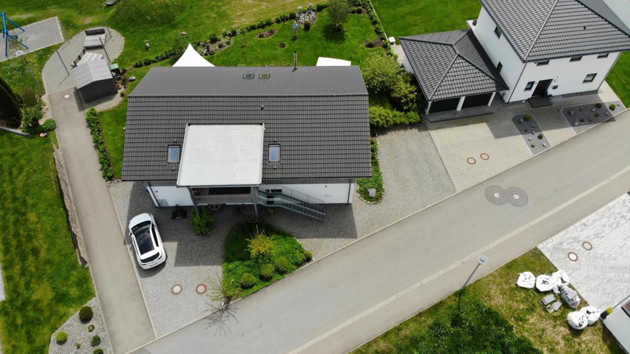 Gemuetliche Ferienwohnung Mit Panoramablick Muttensweiler Buitenkant foto
