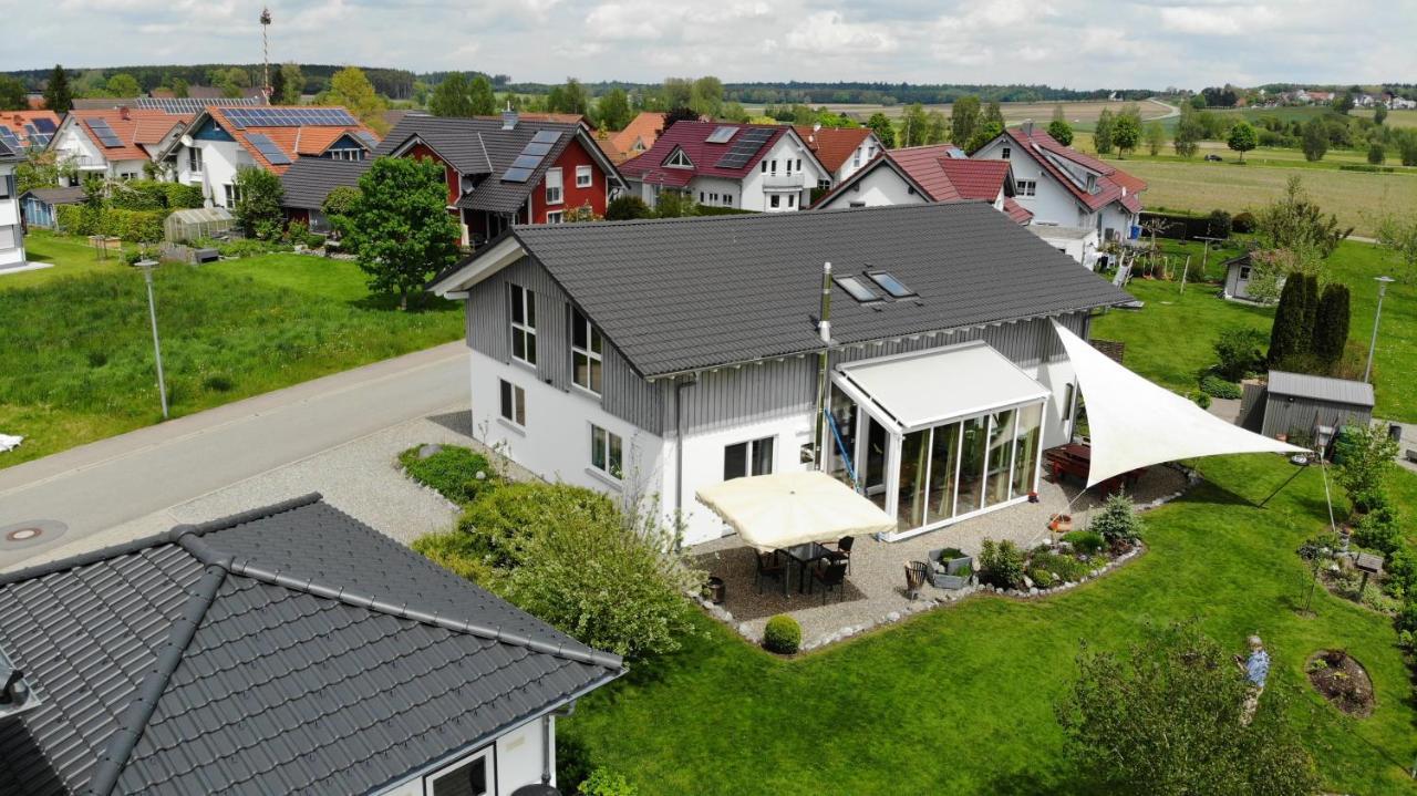 Gemuetliche Ferienwohnung Mit Panoramablick Muttensweiler Buitenkant foto
